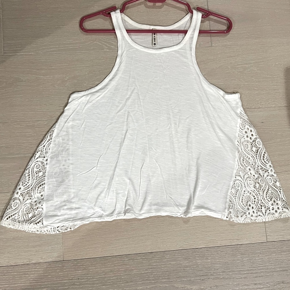 Emma & Sam Tank Top with Lace Insets